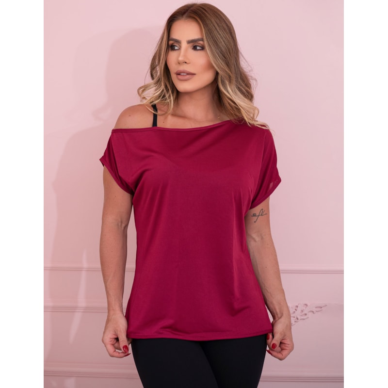 Blusinha Feminina Seca Rápido Fitness em Dry Fit