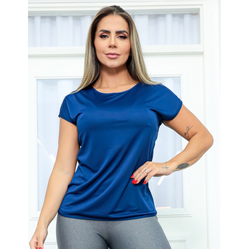 Blusinha Feminina Fitness em Dry Fit Seca Rápido