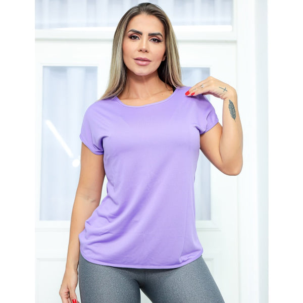 Blusinha Feminina Esportiva Seca Rápido em Dry Fit