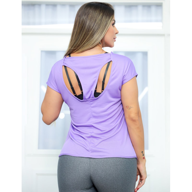 Blusinha Feminina Esportiva Seca Rápido em Dry Fit