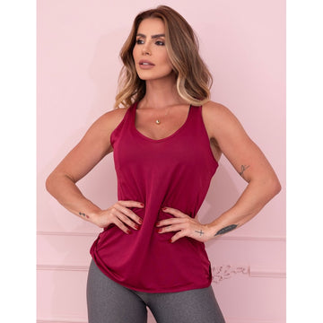 Camiseta Regata Feminina para Academia em Dry Fit