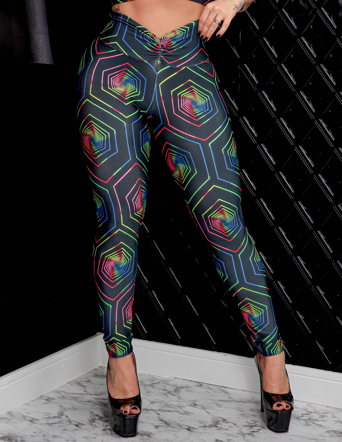 Legging Feminina Empina Bumbum Estampada para Academia