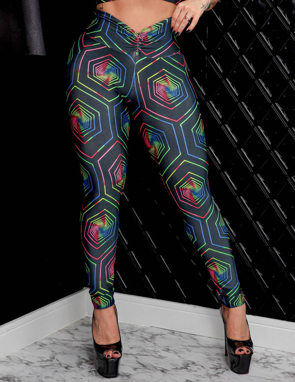 Legging Feminina Empina Bumbum Estampada para Academia