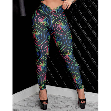 Legging Feminina Empina Bumbum Estampada para Academia