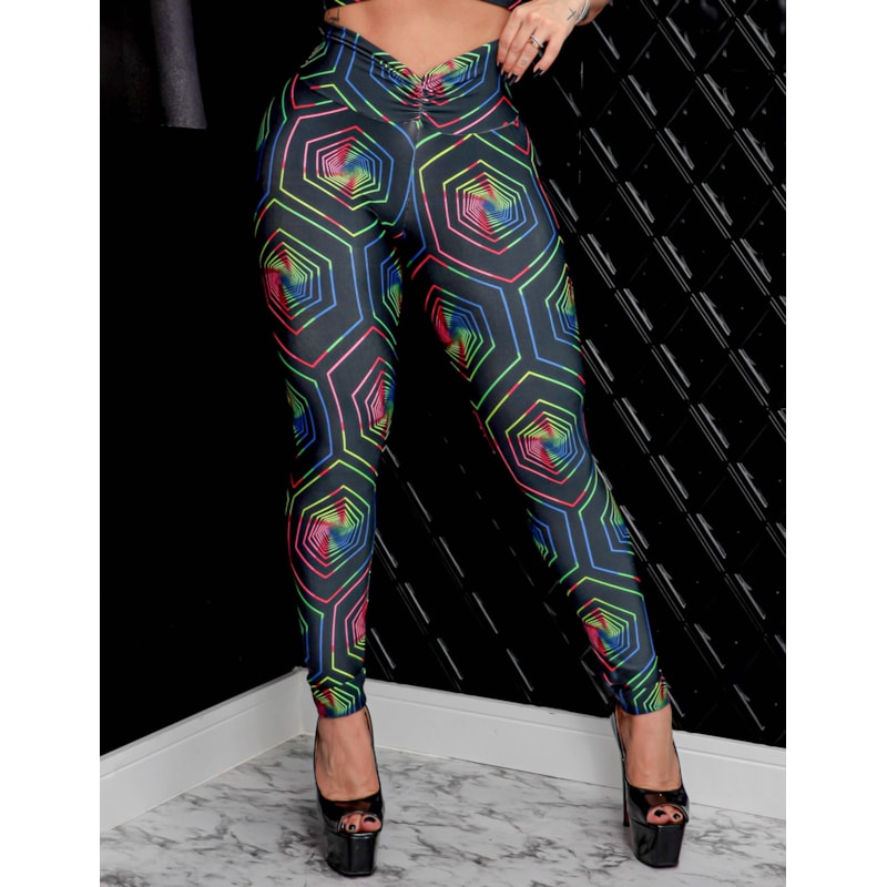 Legging Feminina Empina Bumbum Estampada para Academia