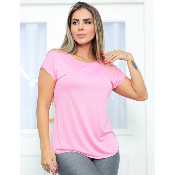 Blusa Feminina Dry Fit Esportiva Seca Rápido