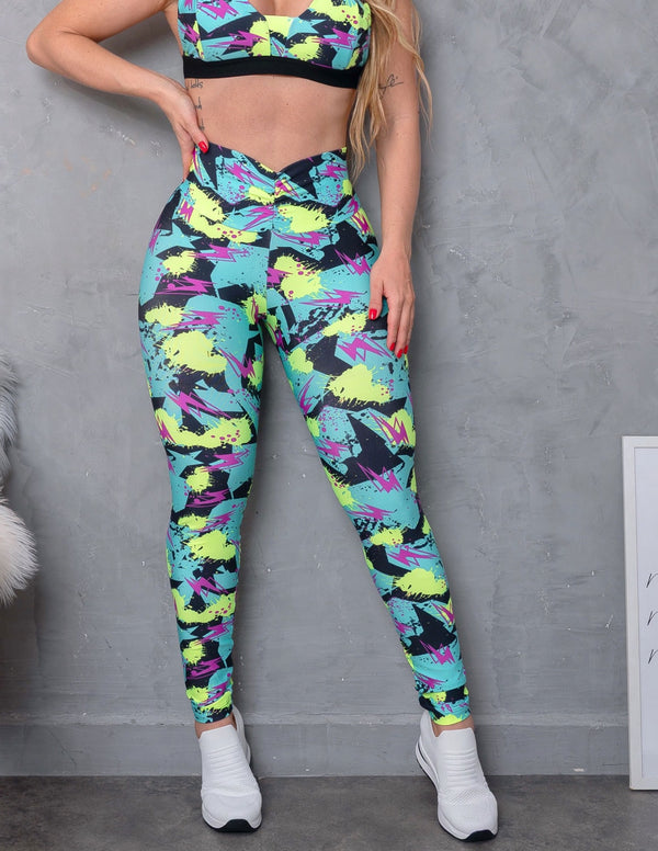 Calça Feminina Fitmoda Empina Bumbum Estampada