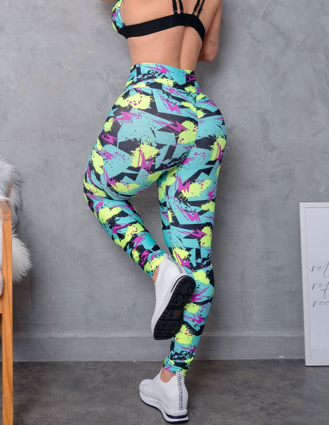 Calça Feminina Fitmoda Empina Bumbum Estampada