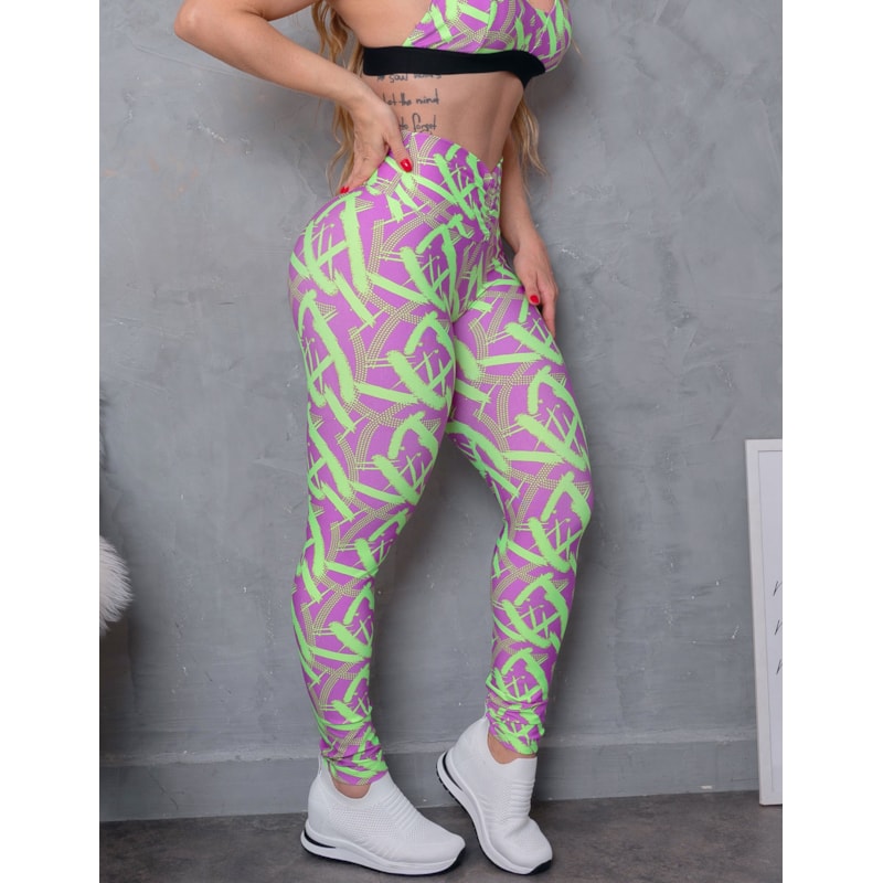 Legging Fitmoda Estampada Valoriza Bumbum Feminina