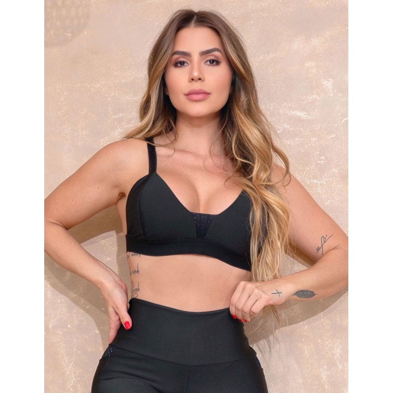 Top Feminino com Alças Reguláveis e Bojo Removível