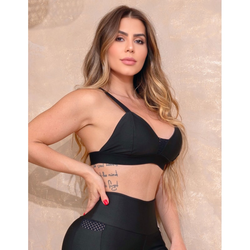 Top Feminino com Alças Reguláveis e Bojo Removível