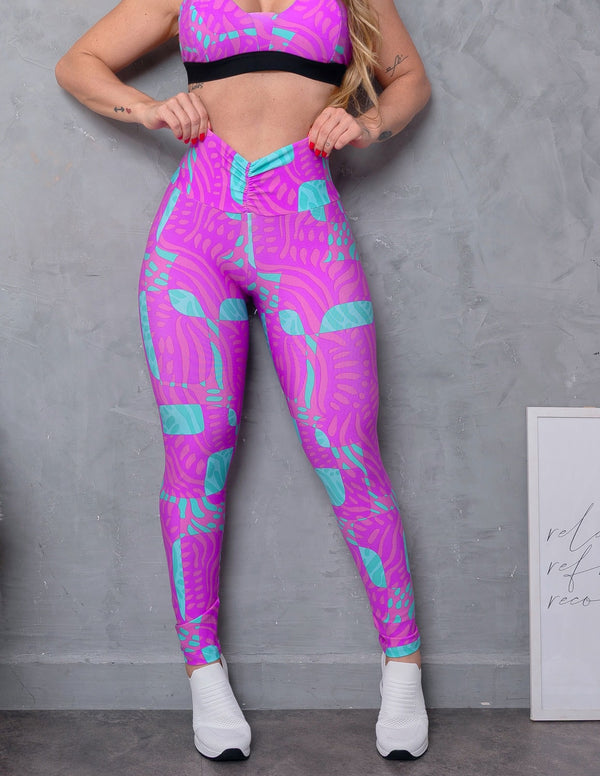 Calça Legging Feminina com Estampa Exclusiva Empina Bumbum