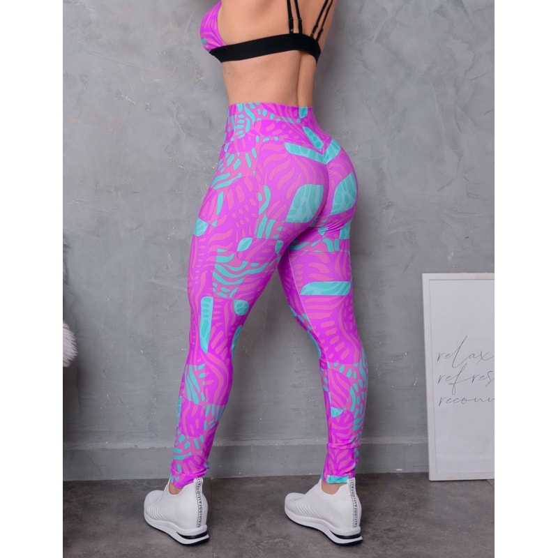 Calça Legging Feminina com Estampa Exclusiva Empina Bumbum