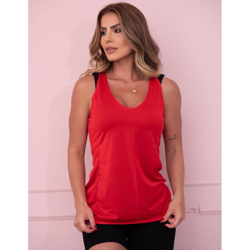 Camiseta Regata Feminina para Academia em Dry Fit