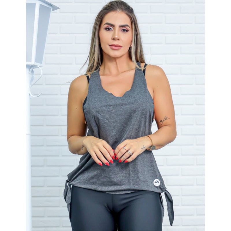 Kit com 3 Modelos de Regatas Feminina para Academia em Viscolycra