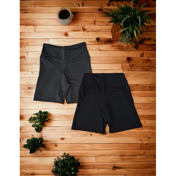 Kit Fitness Feminino com 2 Shortinhos Básicos Cores e Modelos Variados