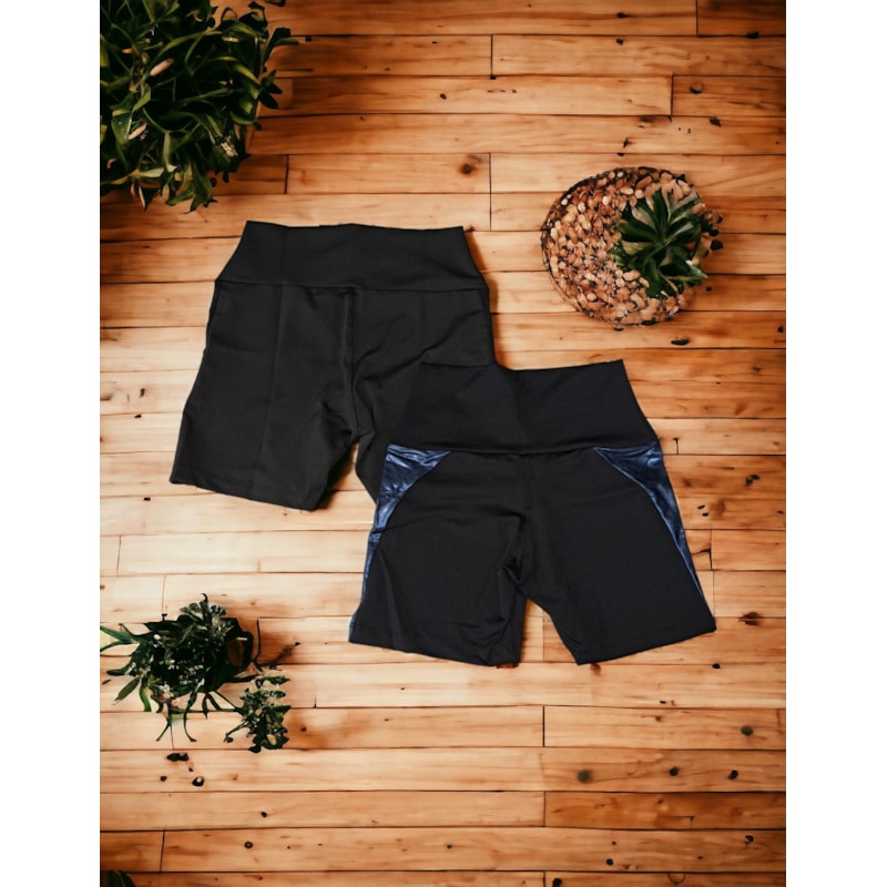 Kit com 2 Shorts Feminino Esportivo com Estampas Variadas