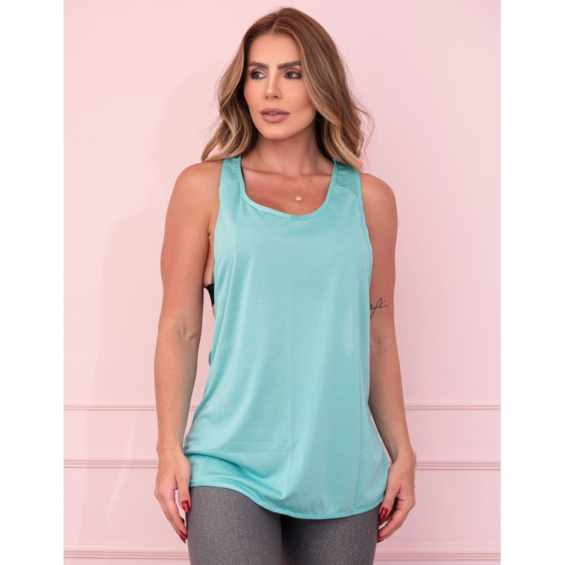 Camiseta Fitness Cavada Feminina para Academia em Dry Fit