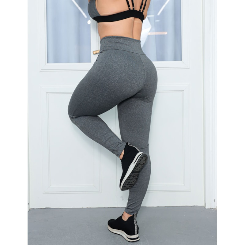 Calça para Academia Feminina com Zíper no Cós