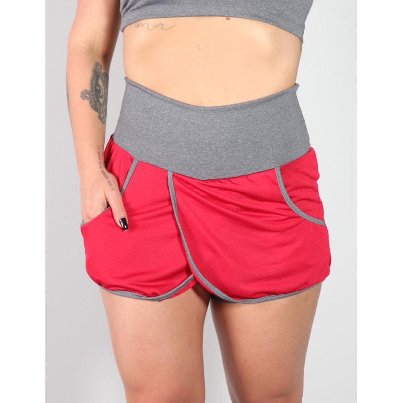 Kit com 2 Shorts Saia Cores Variadas para Academia