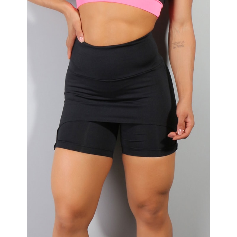 Kit com 2 Shorts Feminino Fitness Cores e Modelos Variados