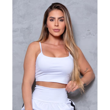 Top Fitness Conforto e Ajuste Perfeito com Bojo e Alças Reguláveis