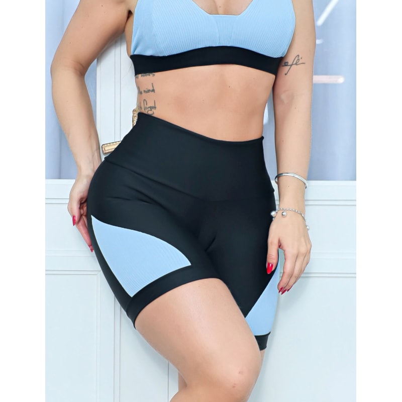 Short Fitness Feminino Curto Academia Treino Suplex
