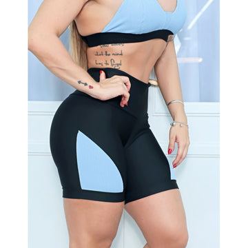 Short Fitness Feminino Curto Academia Treino Suplex