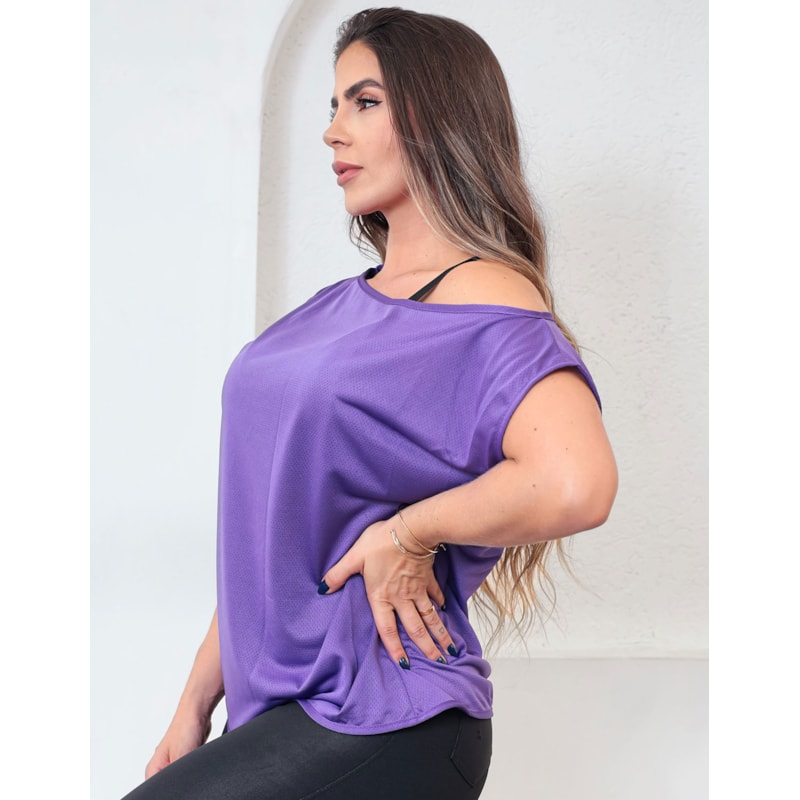 Blusa Feminina Fitness em Dry Fit Seca Rápido