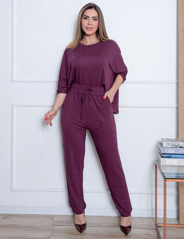 Conjunto Moletinho Viscose Feminino – Conforto Sofisticado para o Dia a Dia