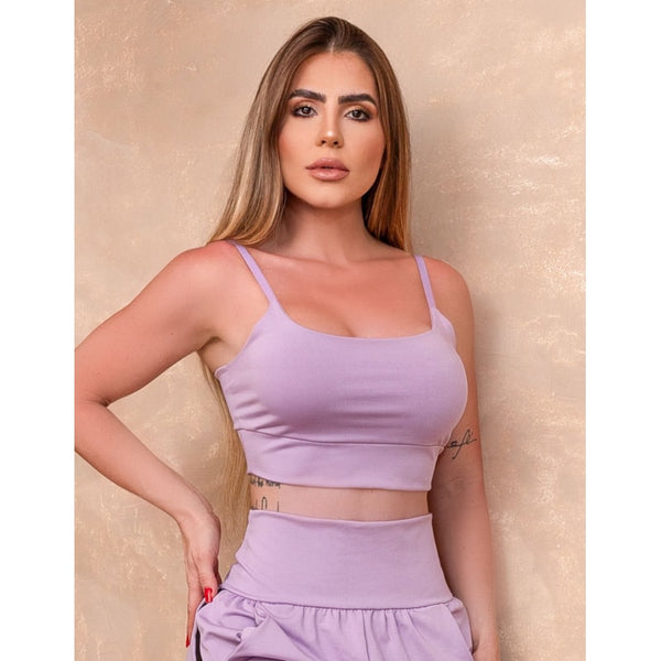 Cropped Fit Perfeito Alças Reguláveis e Bojo Confortável