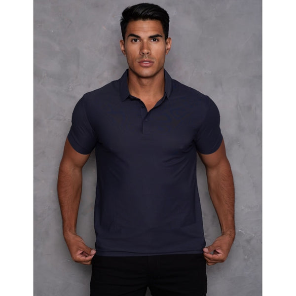 Camisa Gola Polo Masculina de Botões Poliamida Manga Curta