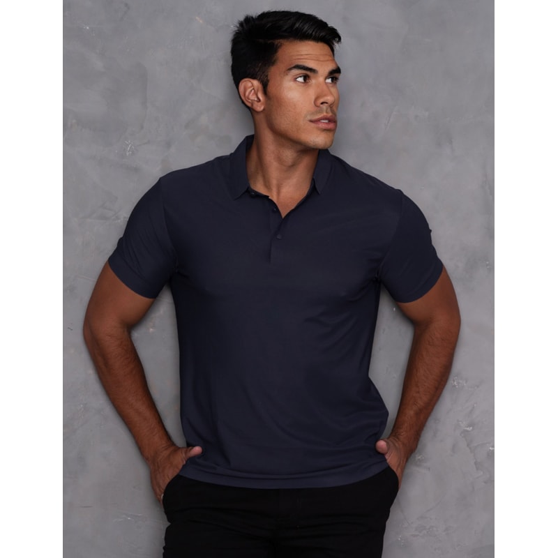 Camisa Gola Polo Masculina de Botões Poliamida Manga Curta