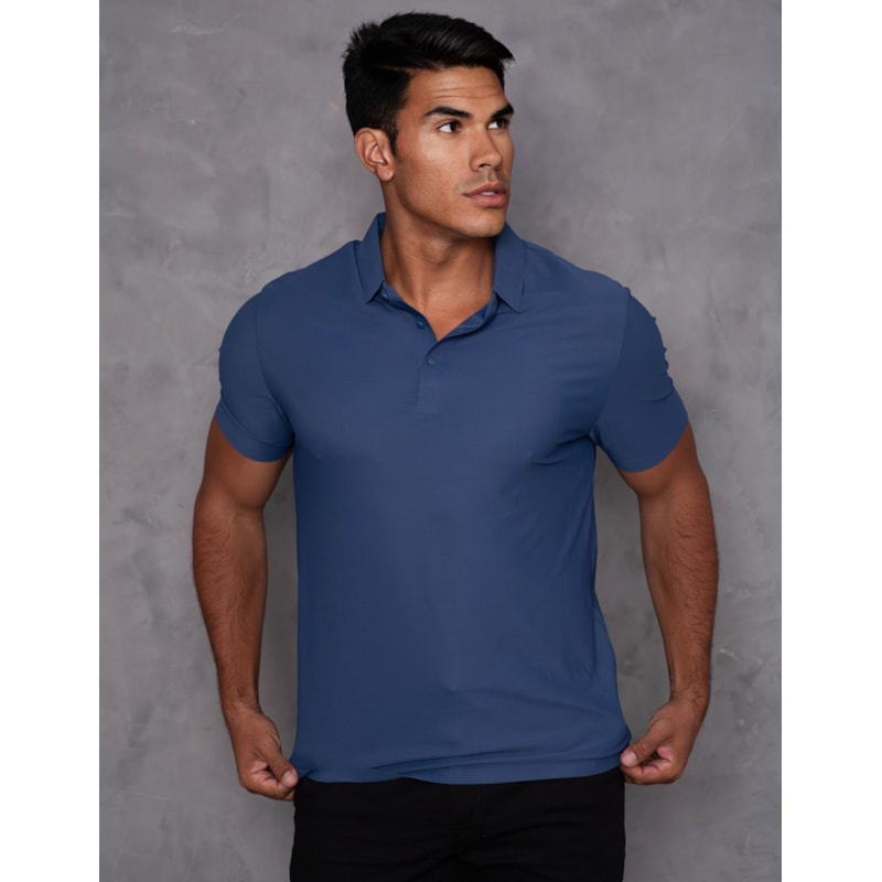 Camisa Polo Masculina Poliamida Luxo Casual Elegante