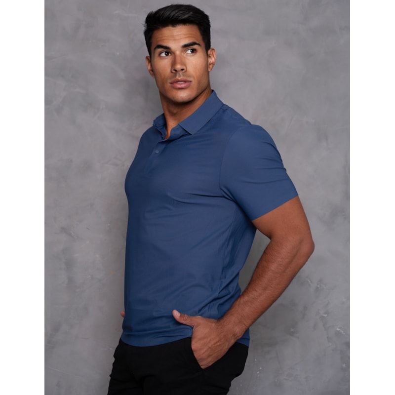 Camisa Polo Masculina Poliamida Luxo Casual Elegante