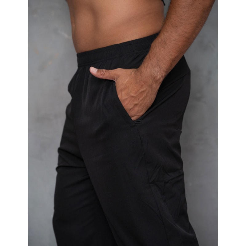 Calça Masculina de Tactel Leve Cós e Punho Elástico para o Dia a Dia