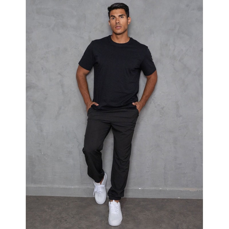 Calça Masculina de Tactel Leve Cós e Punho Elástico para o Dia a Dia