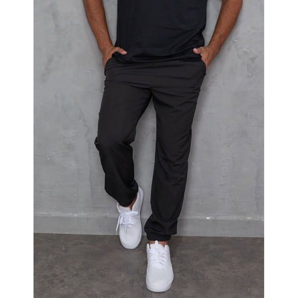Calça Masculina de Tactel Leve Cós e Punho Elástico para o Dia a Dia