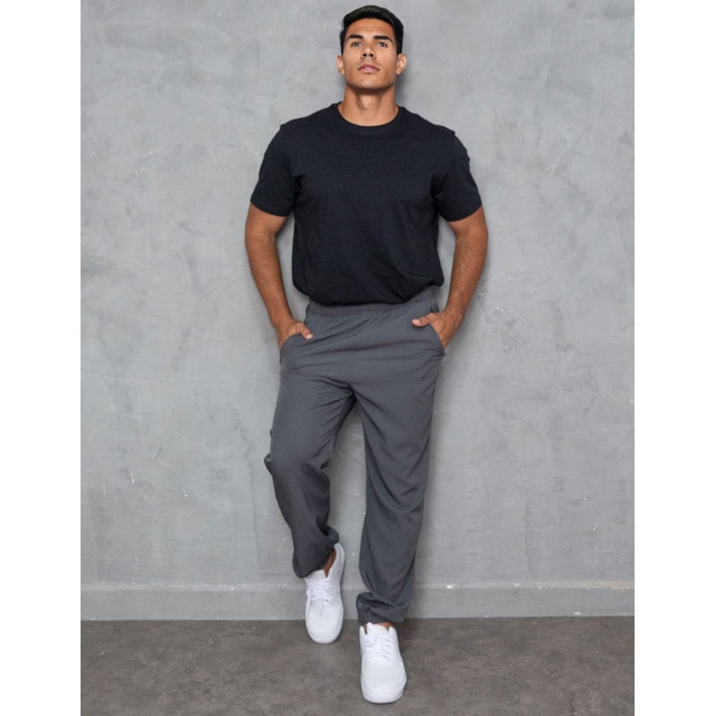 Calça Masculina Tactel Slim Jogger Bolso Com Zíper Esportiva Fitmoda