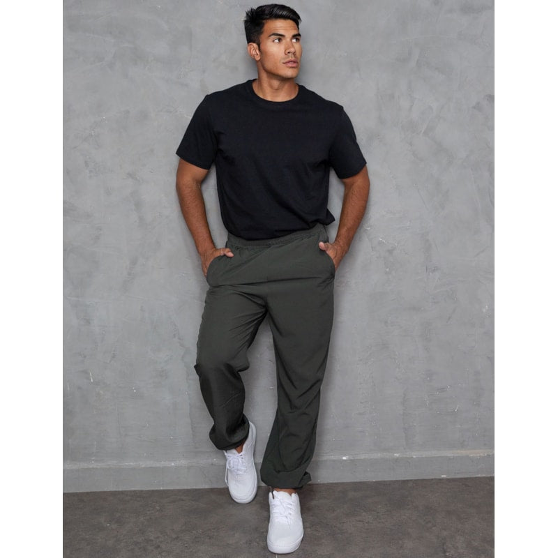 Calça Tactel Masculina Jogger Esportiva Elástico na Barra e na Cintura