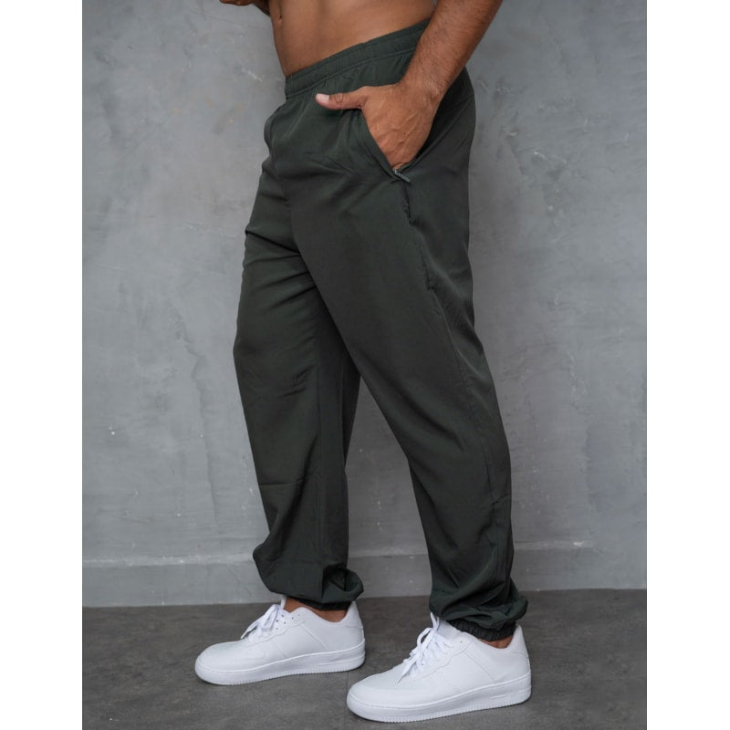 Calça Tactel Masculina Jogger Esportiva Elástico na Barra e na Cintura