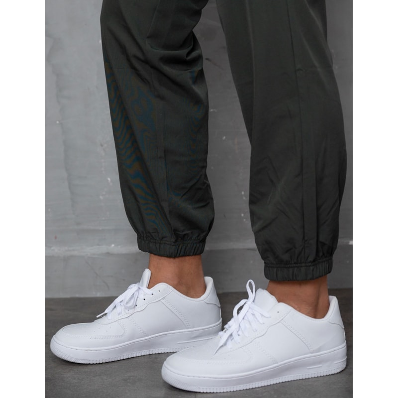 Calça Tactel Masculina Jogger Esportiva Elástico na Barra e na Cintura