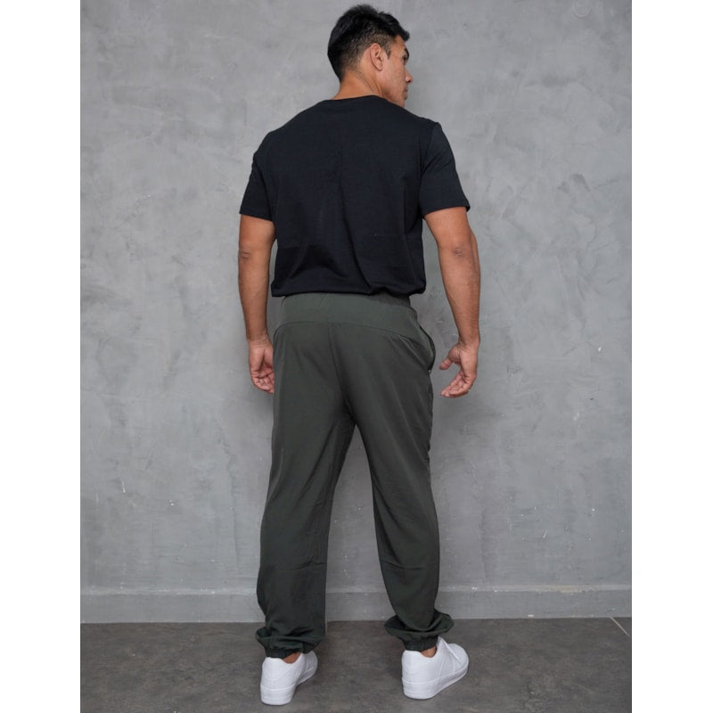 Calça Tactel Masculina Jogger Esportiva Elástico na Barra e na Cintura