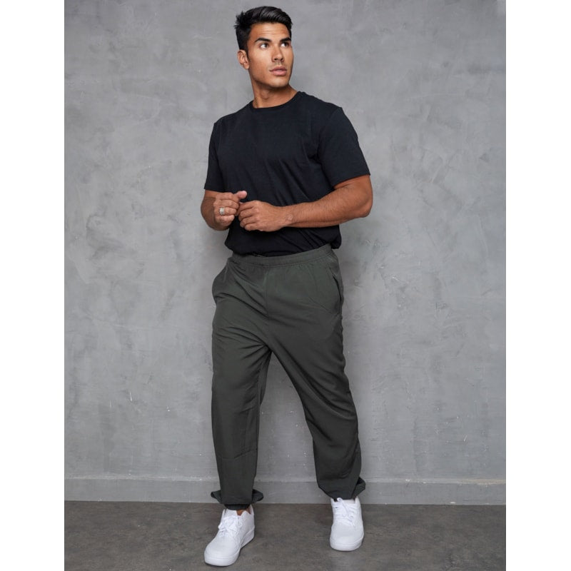 Calça Tactel Masculina Jogger Esportiva Elástico na Barra e na Cintura