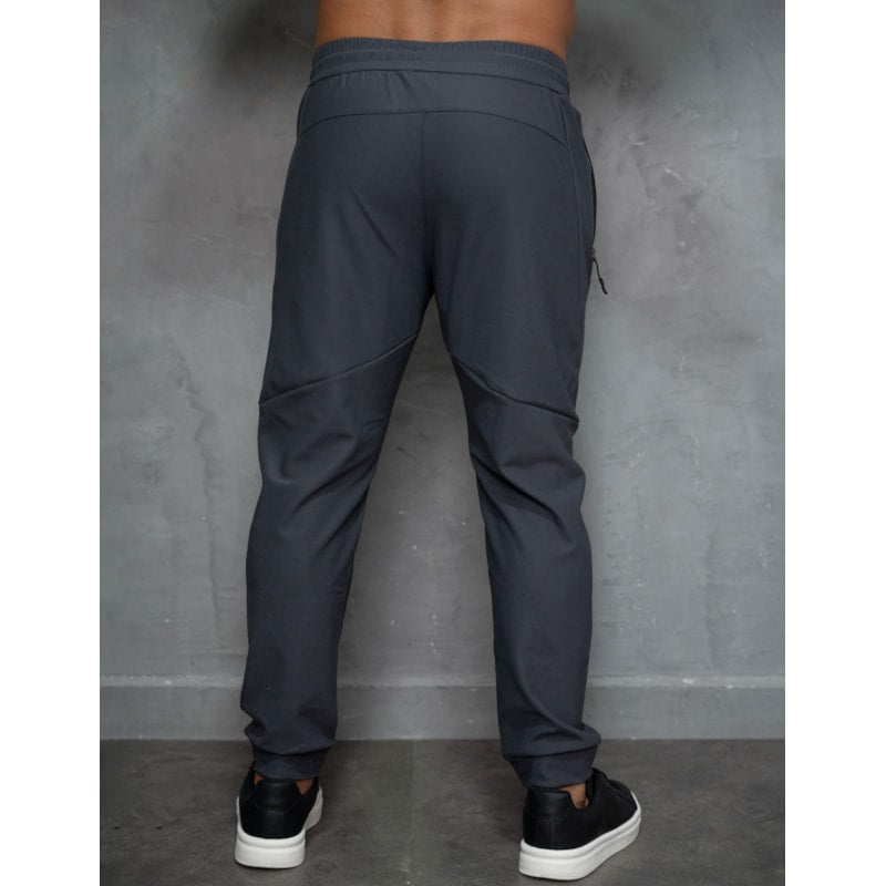 Calça Forrada Masculina em Poliamida Premium com Cordão Ajustável e Bolsos com Zíper