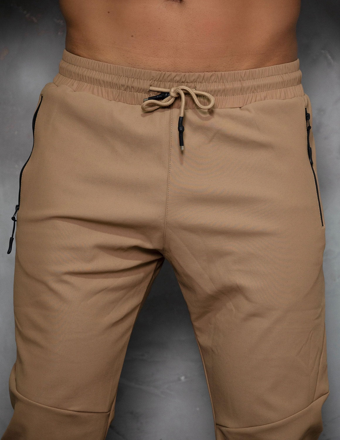 Calça Masculina Poliamida Premium Forrada Bolsos com Zíper e Cordão Ajustável