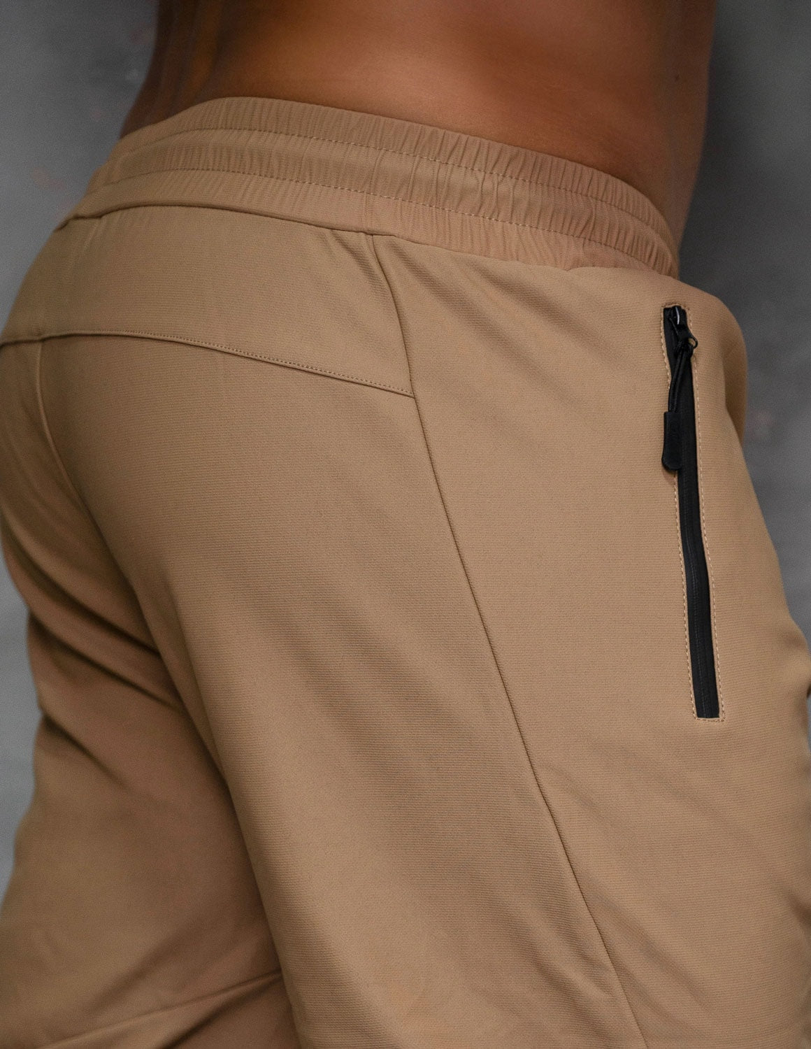 Calça Masculina Poliamida Premium Forrada Bolsos com Zíper e Cordão Ajustável