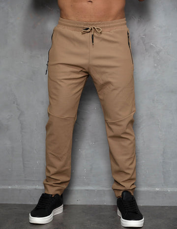 Calça Masculina Poliamida Premium Forrada Bolsos com Zíper e Cordão Ajustável