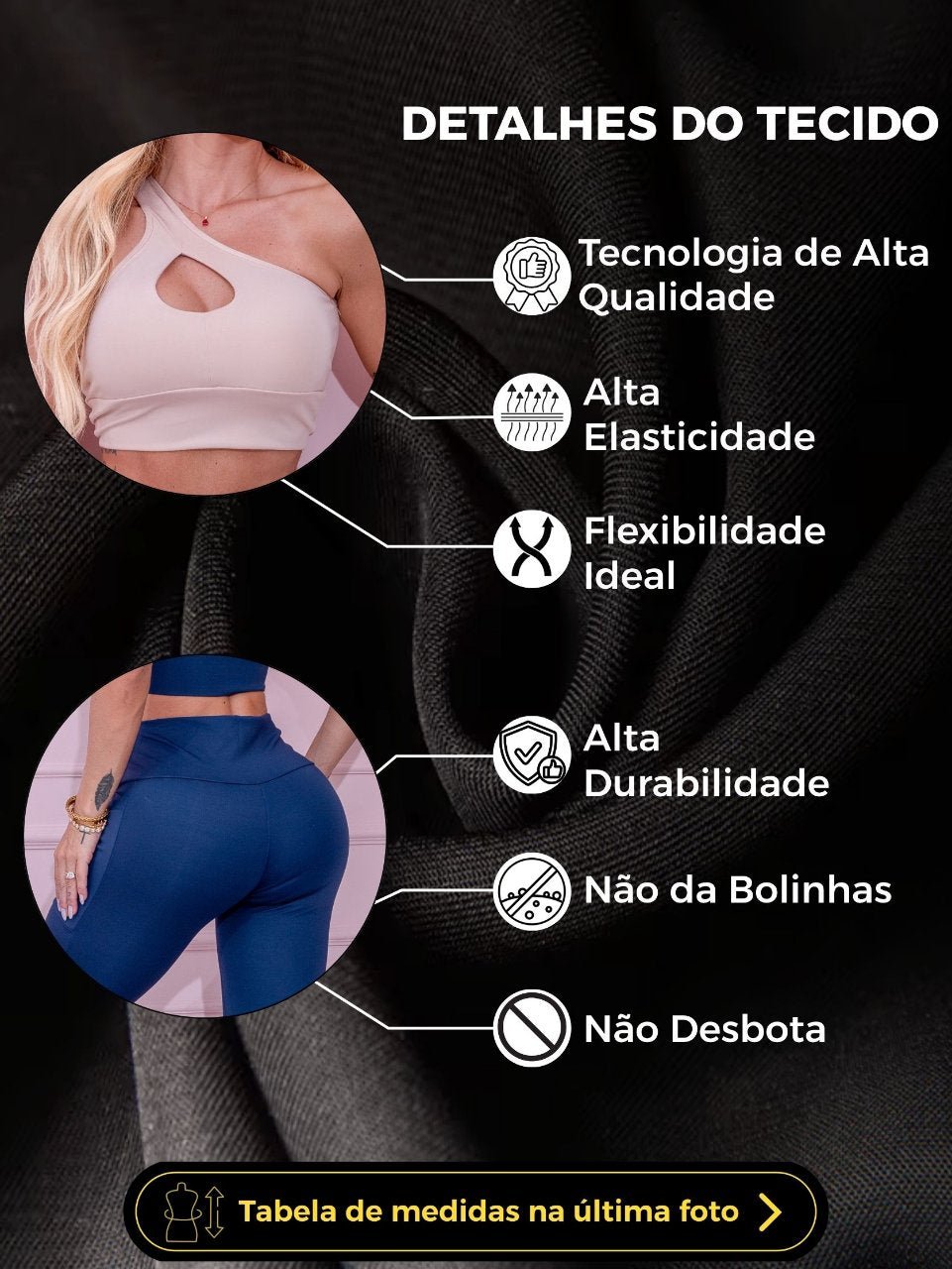 Conjunto Fitness Ombro Só com Recorte e Bolsos Laterais Nude